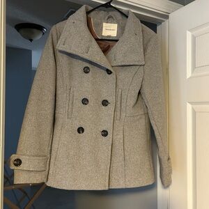 Thread & Supply Light Gray Pea Coat